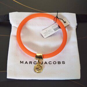 Marc Jacobs Charm Rubber Bracelet in Orange